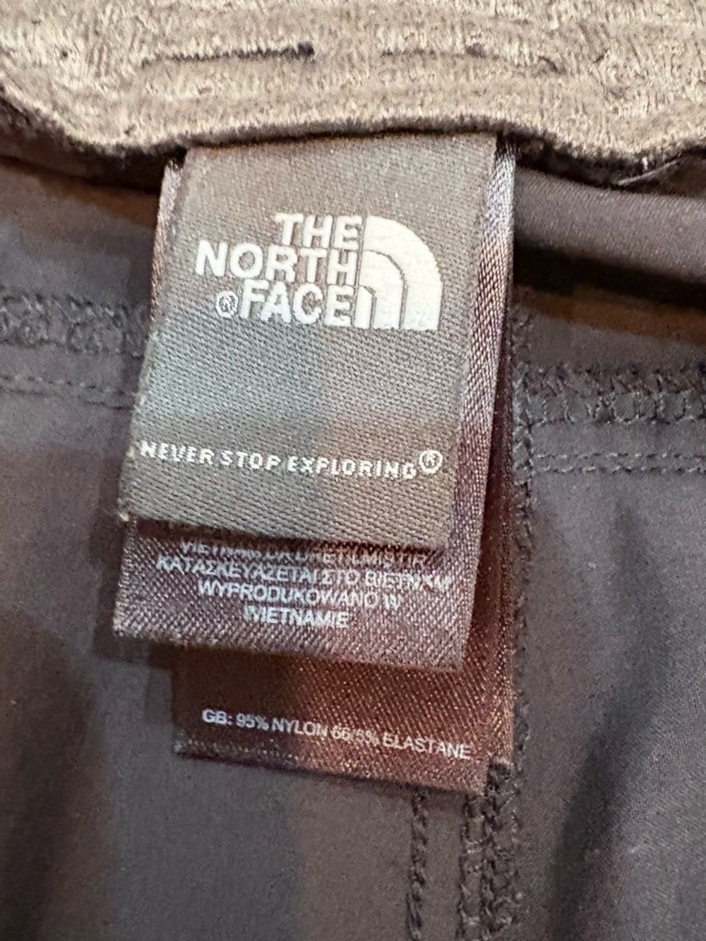 The North Face women’s Black hiking pants. Size 8 - Picture 3 of 6